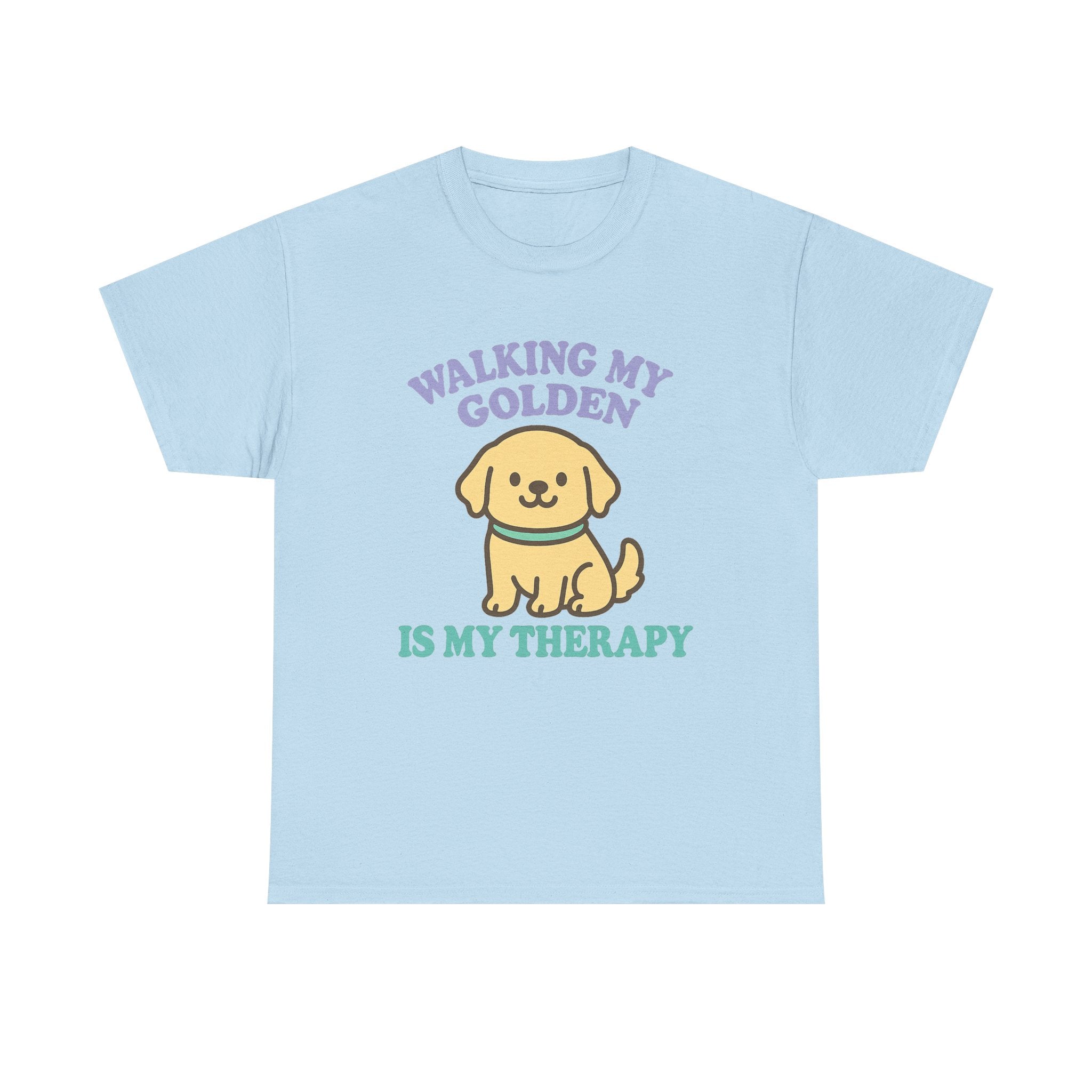 Walking My Golden Kawaii T-Shirt