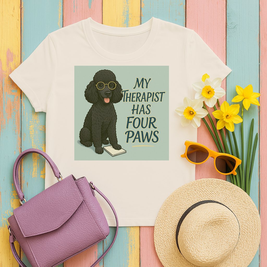My Therapist Has Four Paws Print T-shirt product type