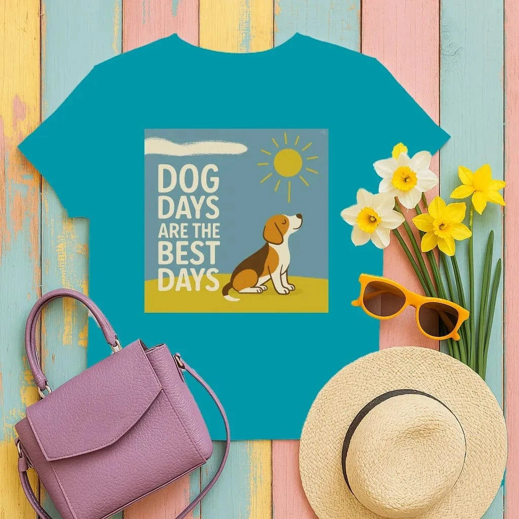 Dog Days Are The Best Days Beagle T-Shirt T-shirt