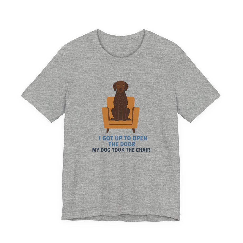 Curly-Coated Retriever My Dog Took The Chair Tee