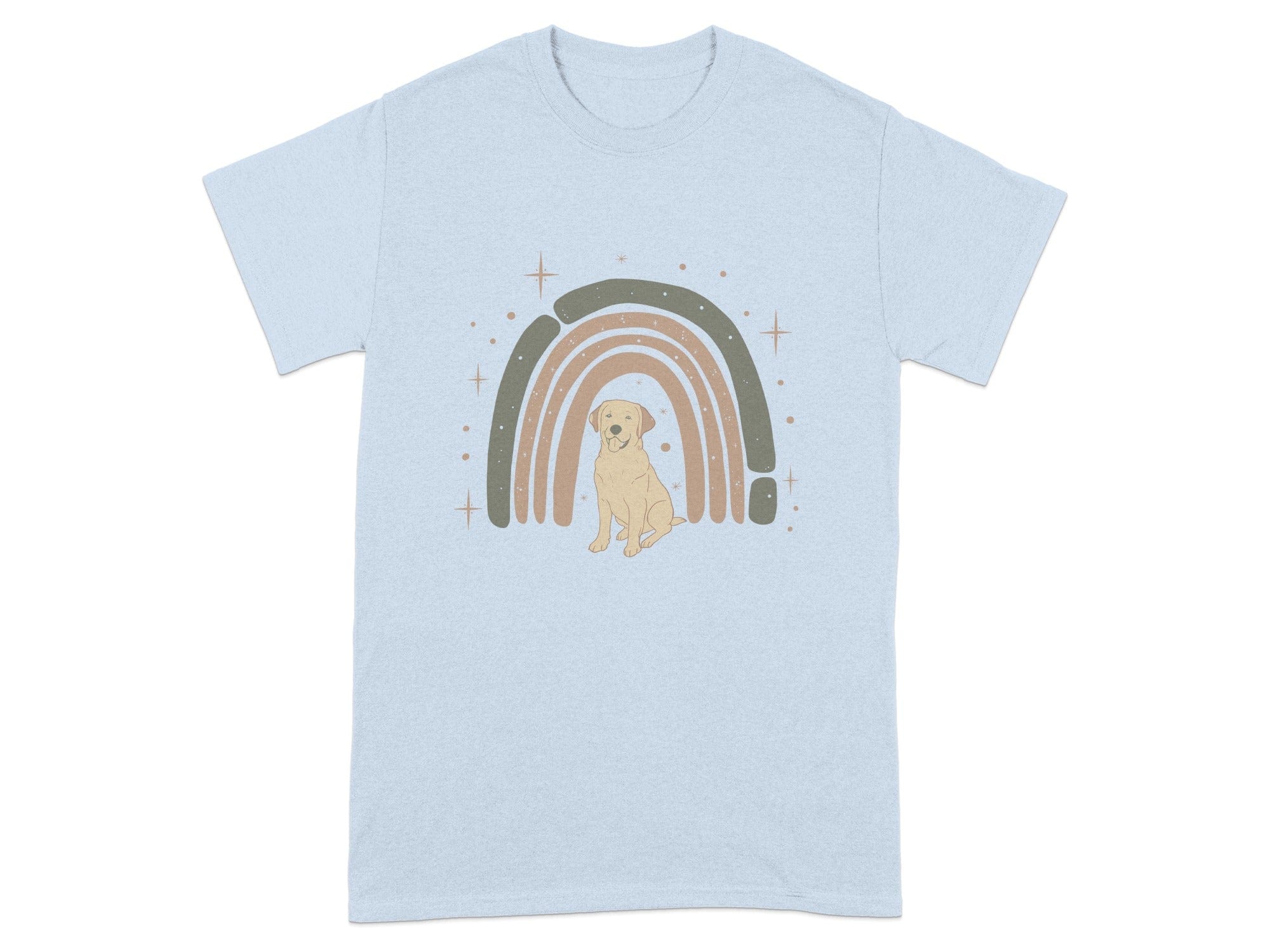 Cute Dog with Rainbow Design Tee product type