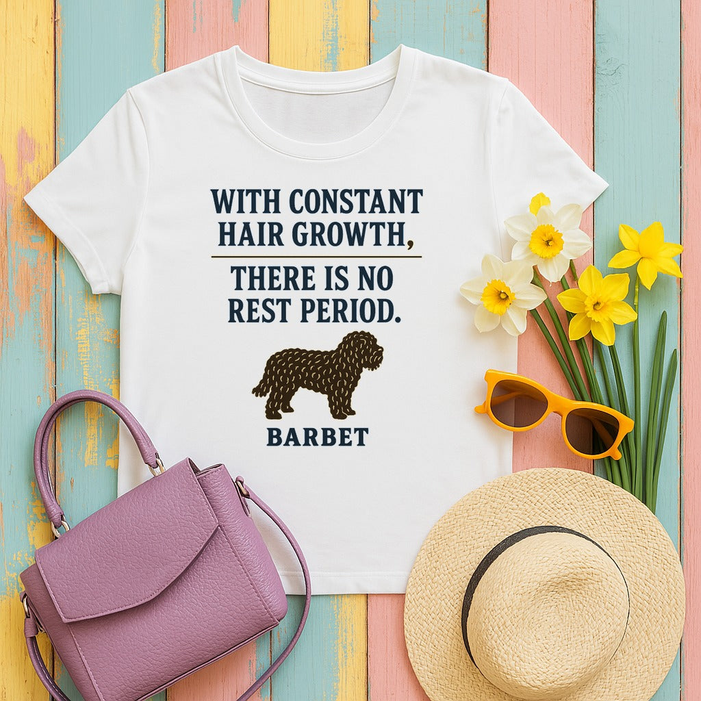 Barbet There Is No Rest Period Tee in White