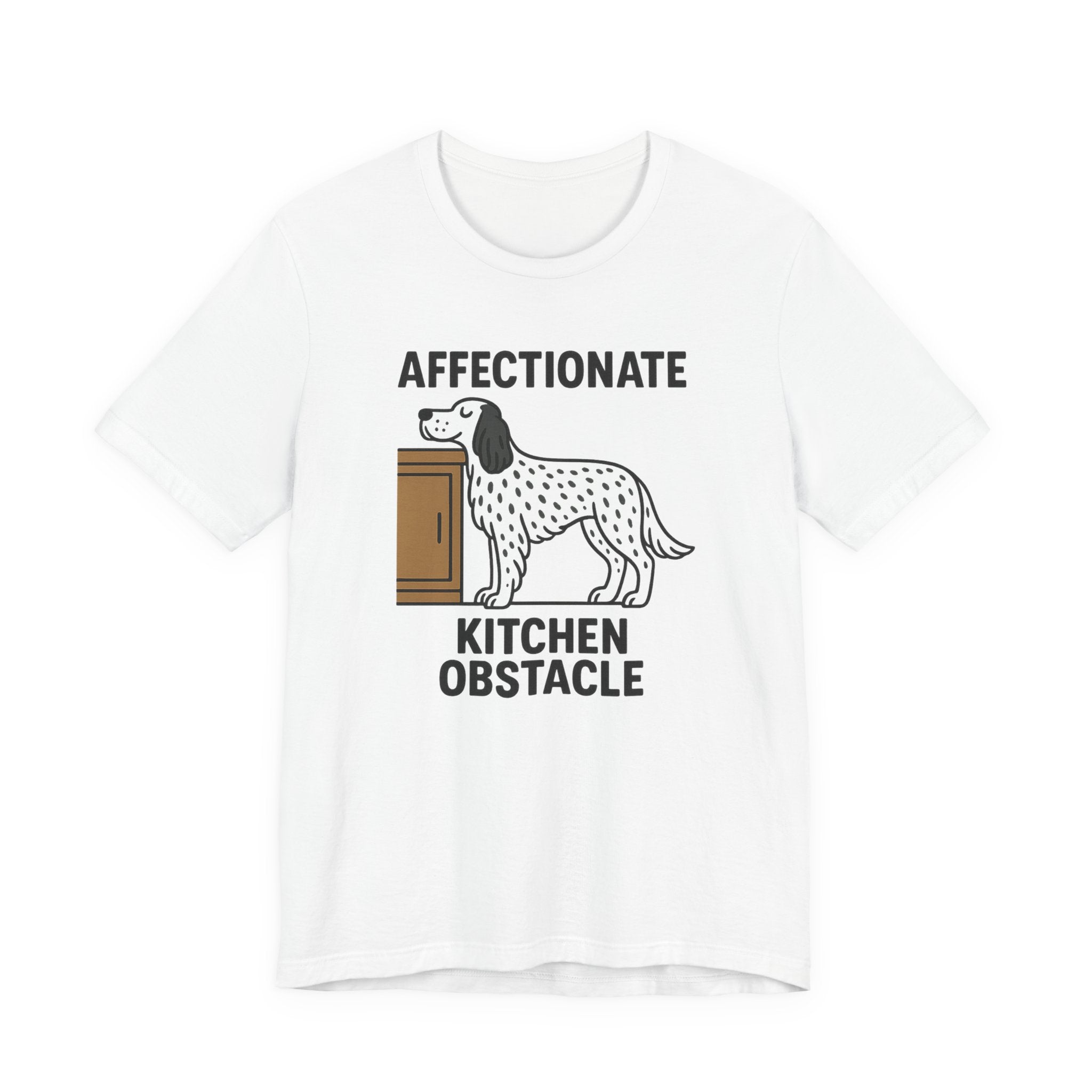 English Setter Affectionate Kitchen Obstacle Tee