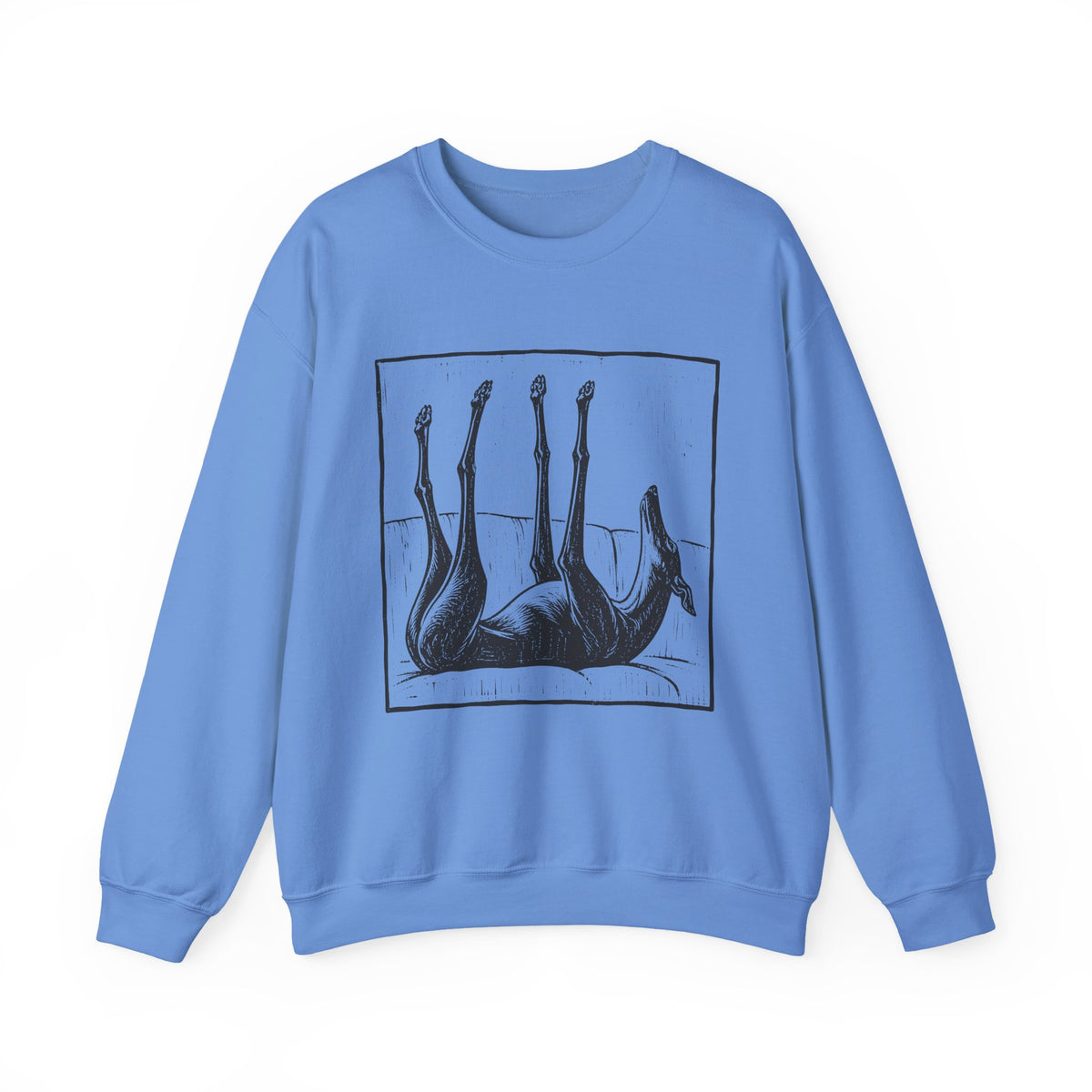 Upside Down Sleeping Greyhound Sweatshirt