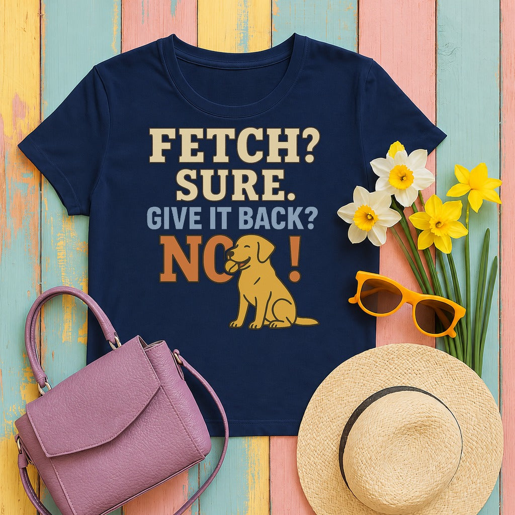 yellow-lab fetch tee flat lay hero v8