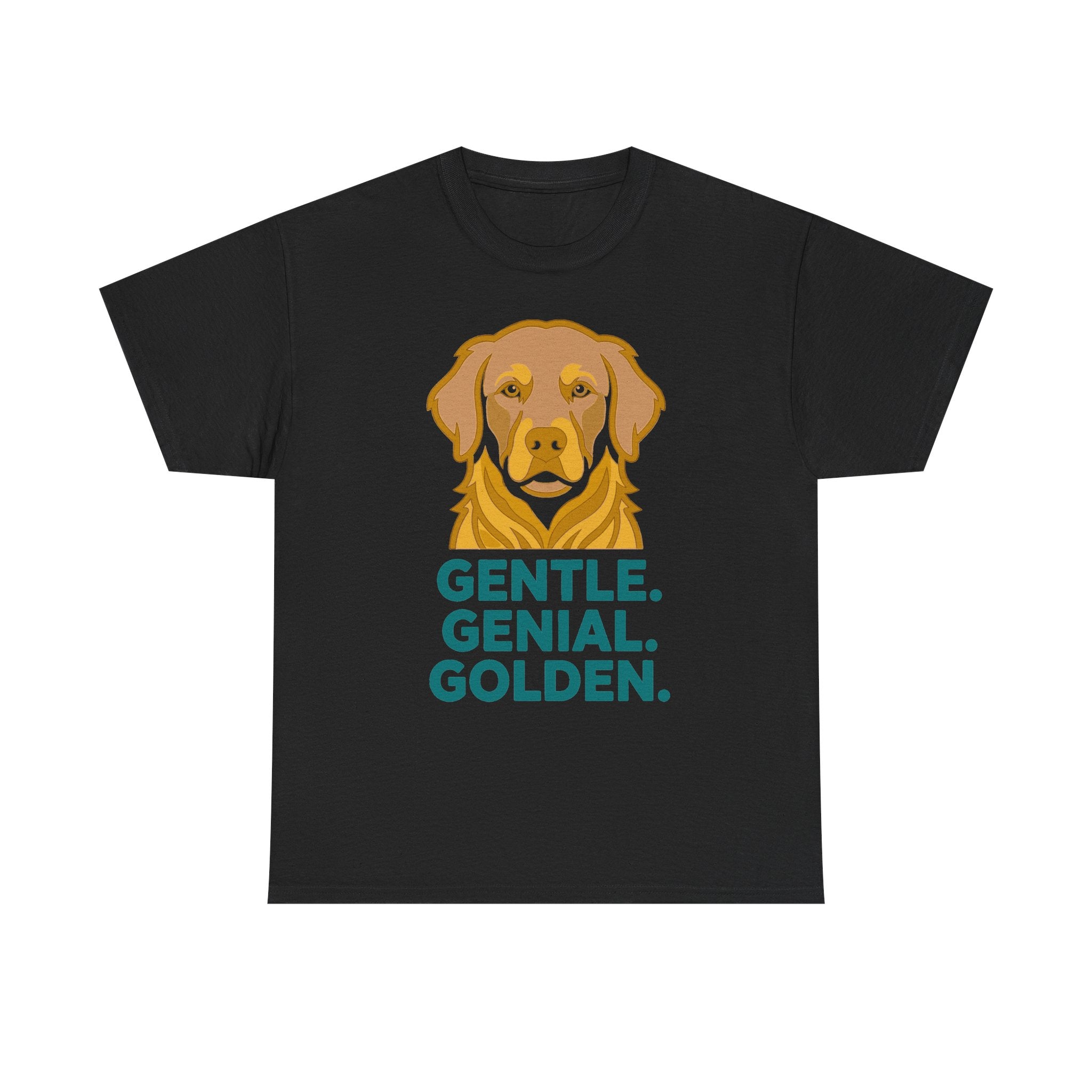 Gentle Golden Retriever Graphic T-Shirt