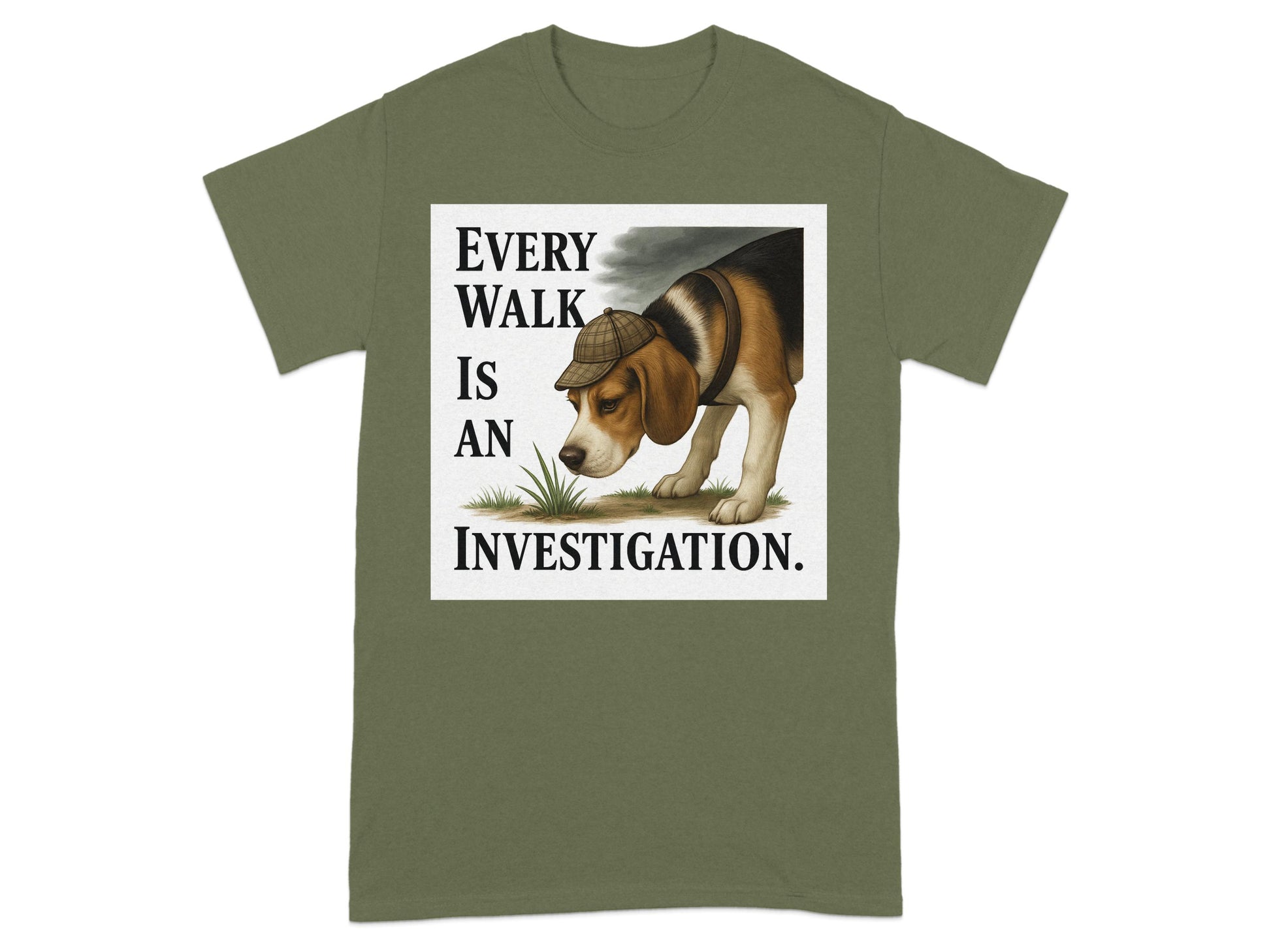 Every Walk Is An Investigation Dog T-Shirt product type
