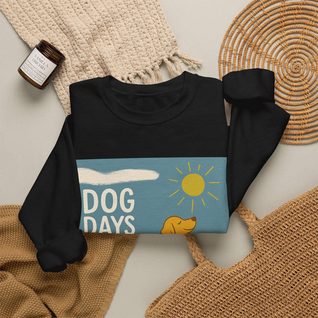 Dog Days Are The Best Days With Golden Retriever Sweatshirt