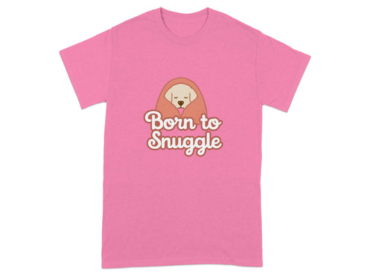 Born to Snuggle Graphic Pink Casual Wear T-Shirt product type