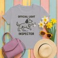 English Setter Official Light Inspector Tee in Athletic Heather