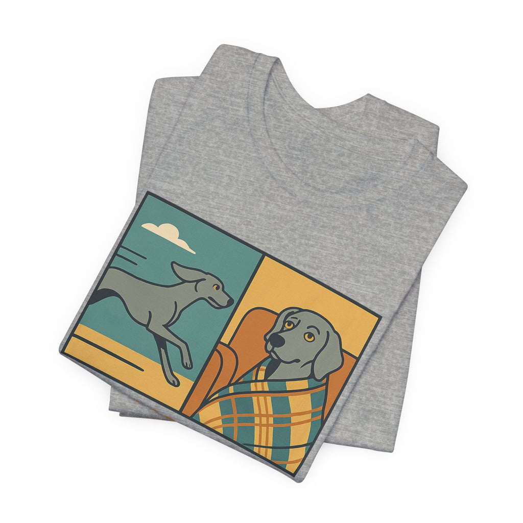 Weimaraner Outdoor Athlete Indoor Blanket Tee