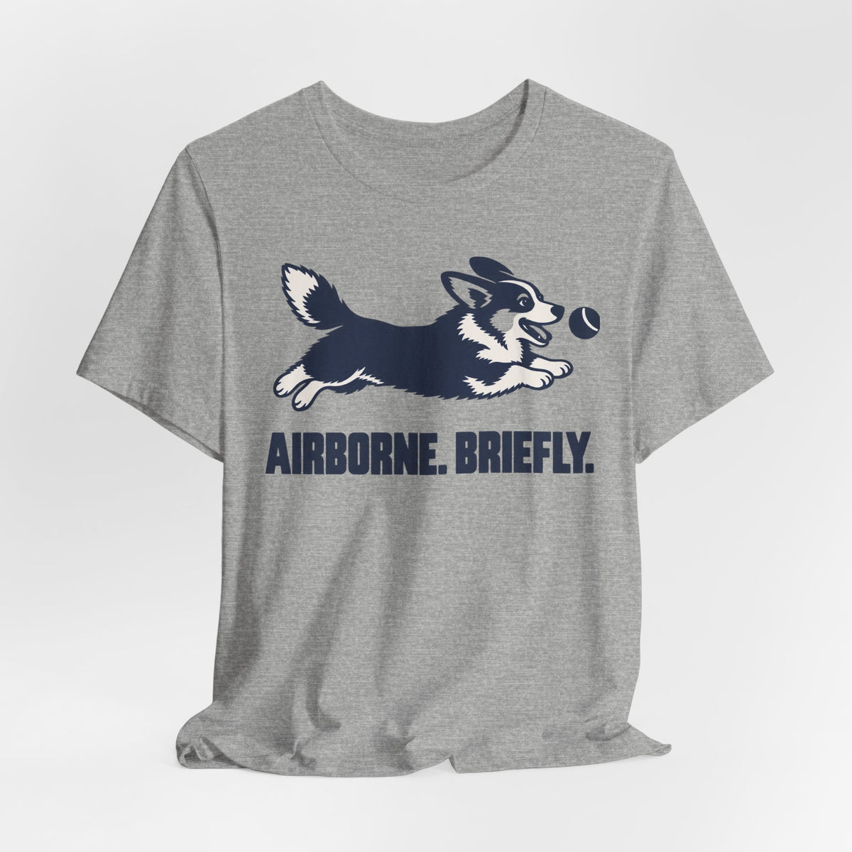 Airborne Briefly Corgi T-Shirt