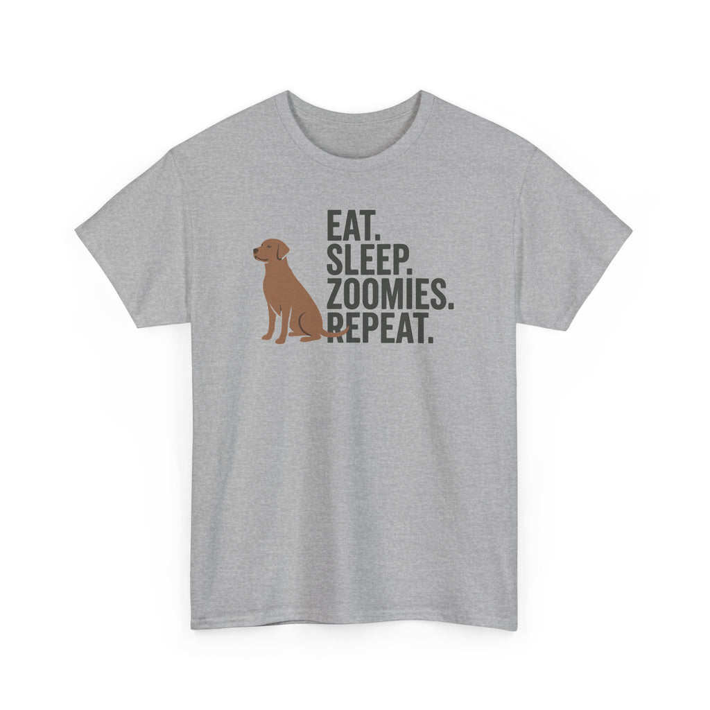 Eat Sleep Zoomies Repeat Dog T-Shirt