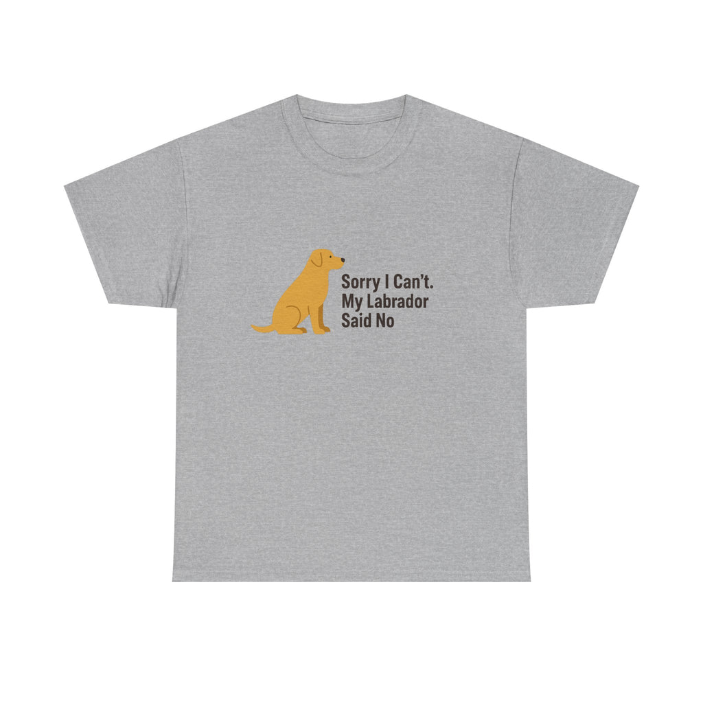 Sorry I Cant Yellow Labrador T-Shirt