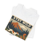 Greyhound Stay Wild Chase Squirrels Tee