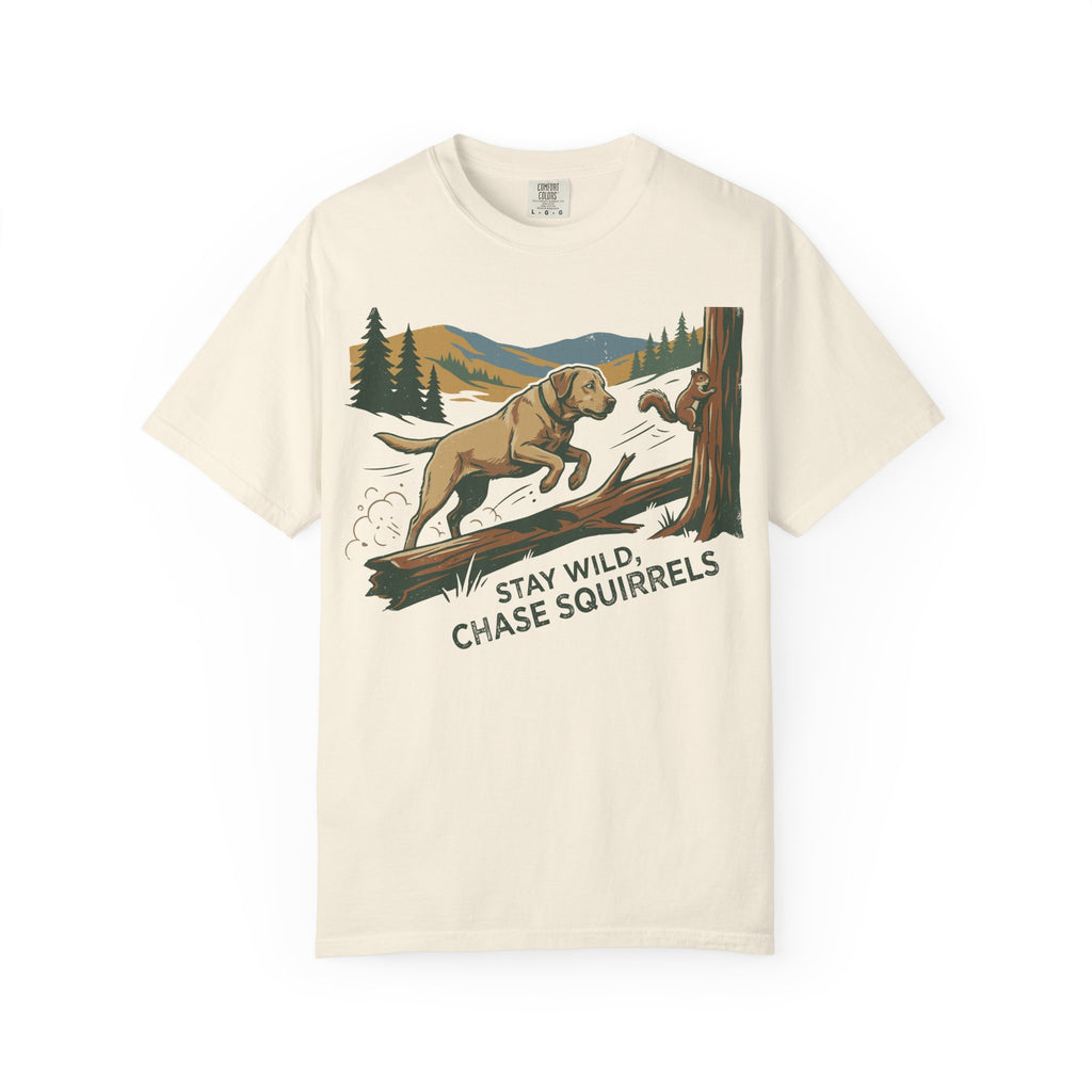 Stay Wild Lab and Squirrel T-Shirt
