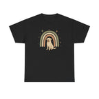 Labrador Retriever With Rainbow Graphic Novelty T-Shirt