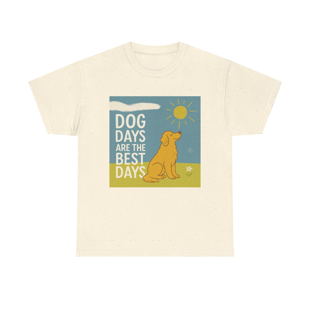 Dog Days Are The Best Days With Golden Retriever T-Shirt