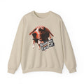 Beagle Nose on Ears off Sweatshirt in Sand