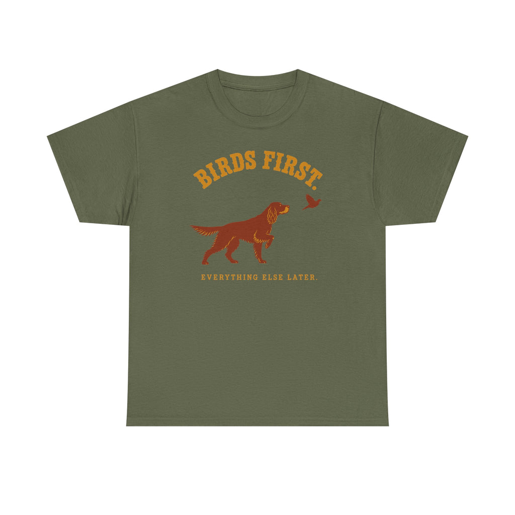 The Birds First. Gordon Setter T-Shirt