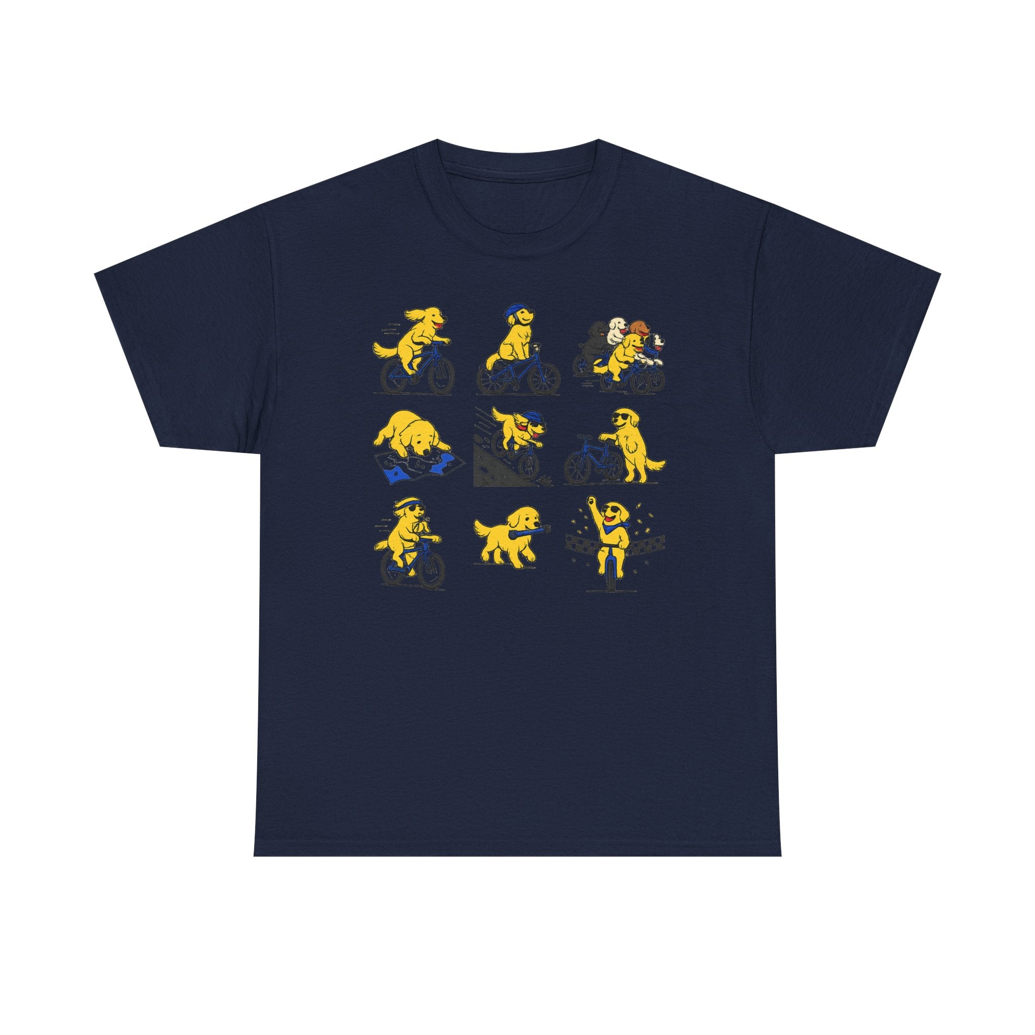 Golden Retriever Cycle Club T-Shirt