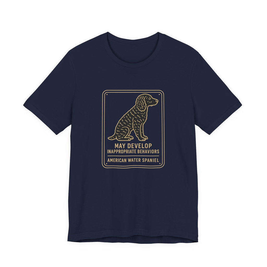 American Water Spaniel May Develop Inappropriate Behaviors Tee