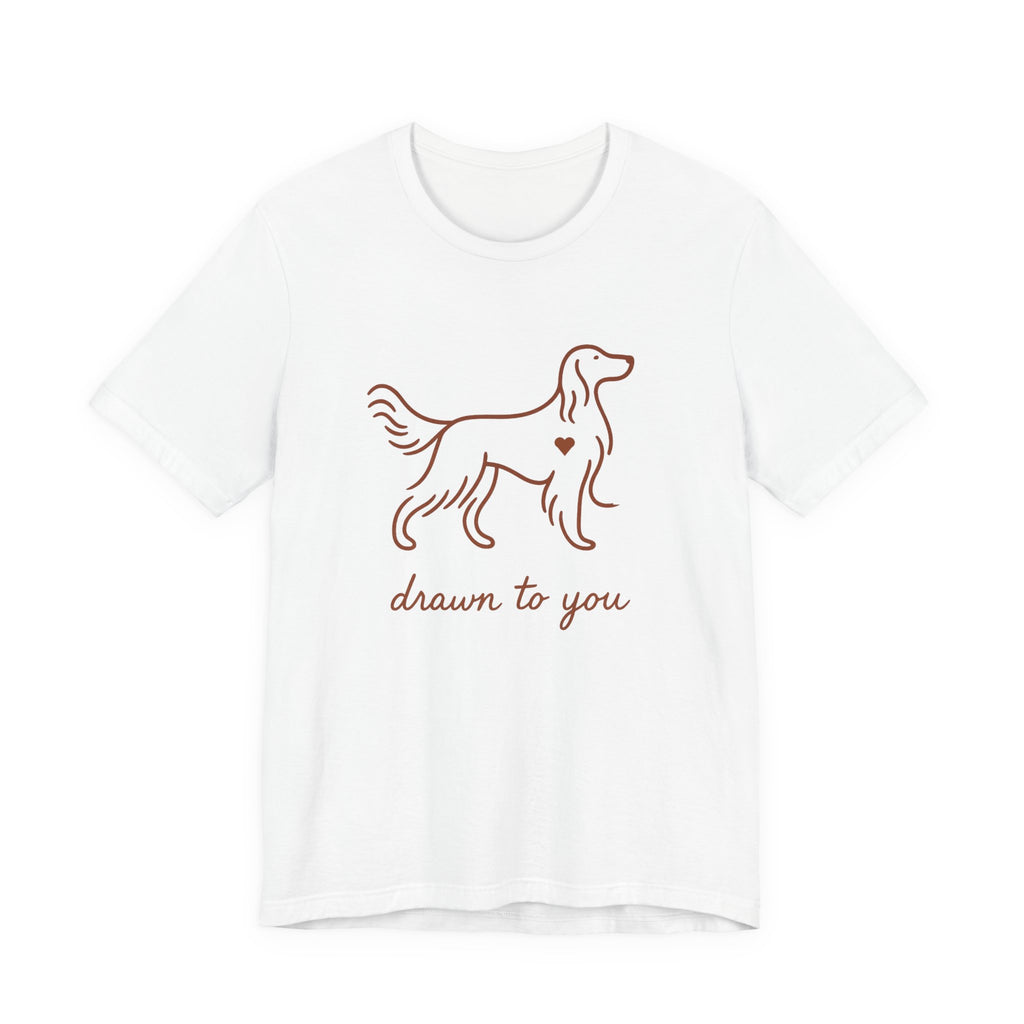 Irish Setter Drawn to You Line Art Tee
