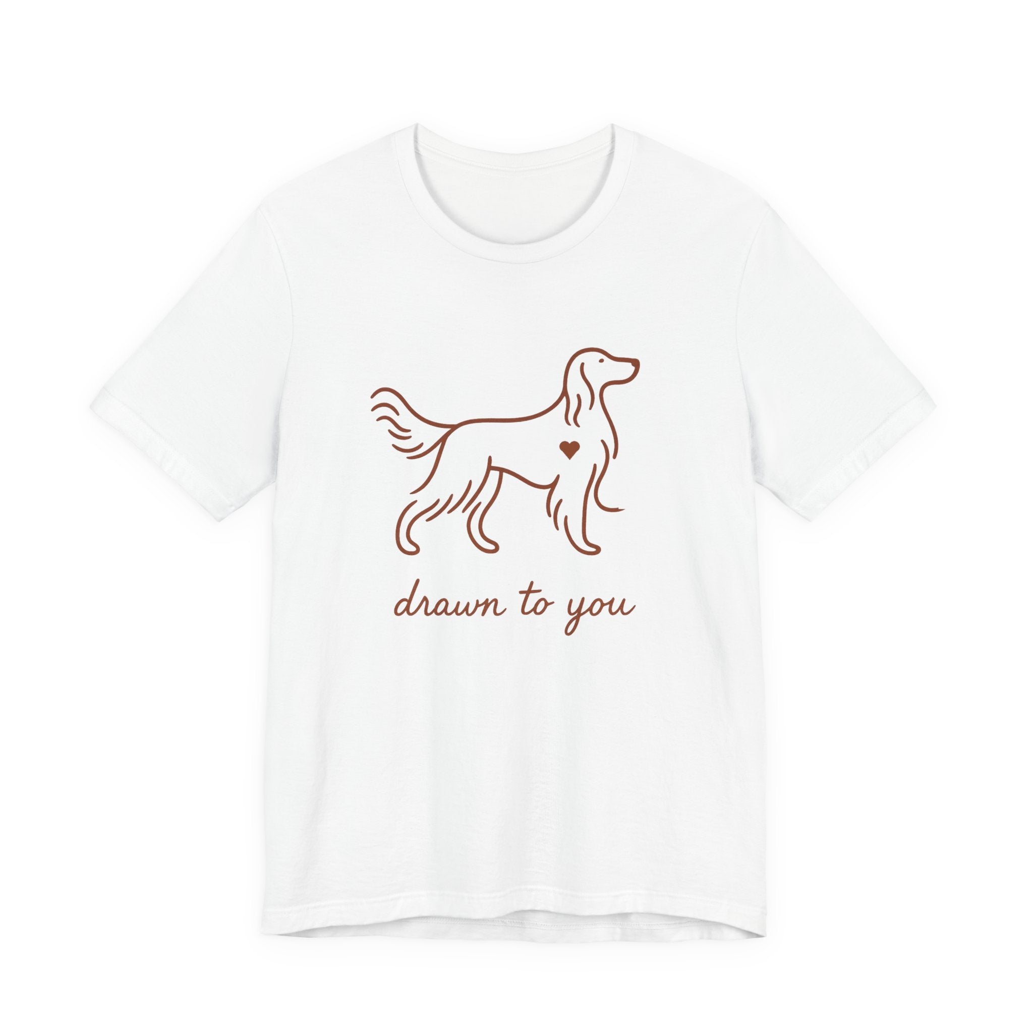 Irish Setter Drawn to You Line Art Tee