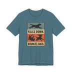 Chocolate Lab Falls Down Bounces Back Tee