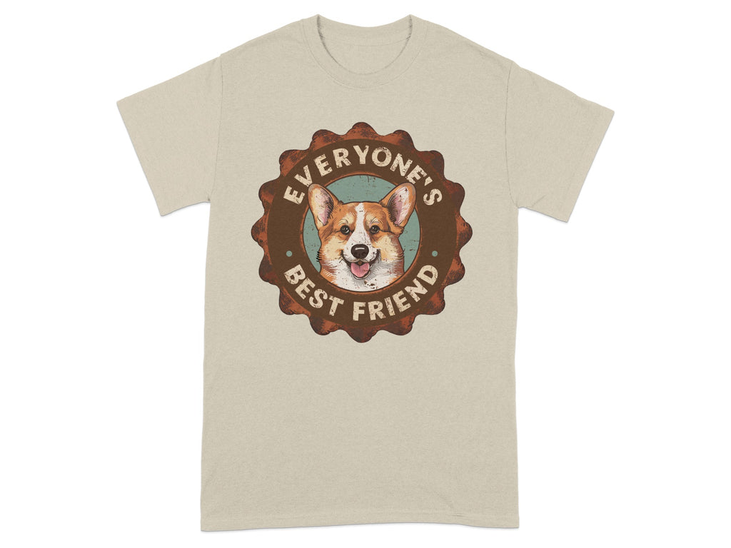 Everyone's Best Friend Corgi Graphic T-shirt