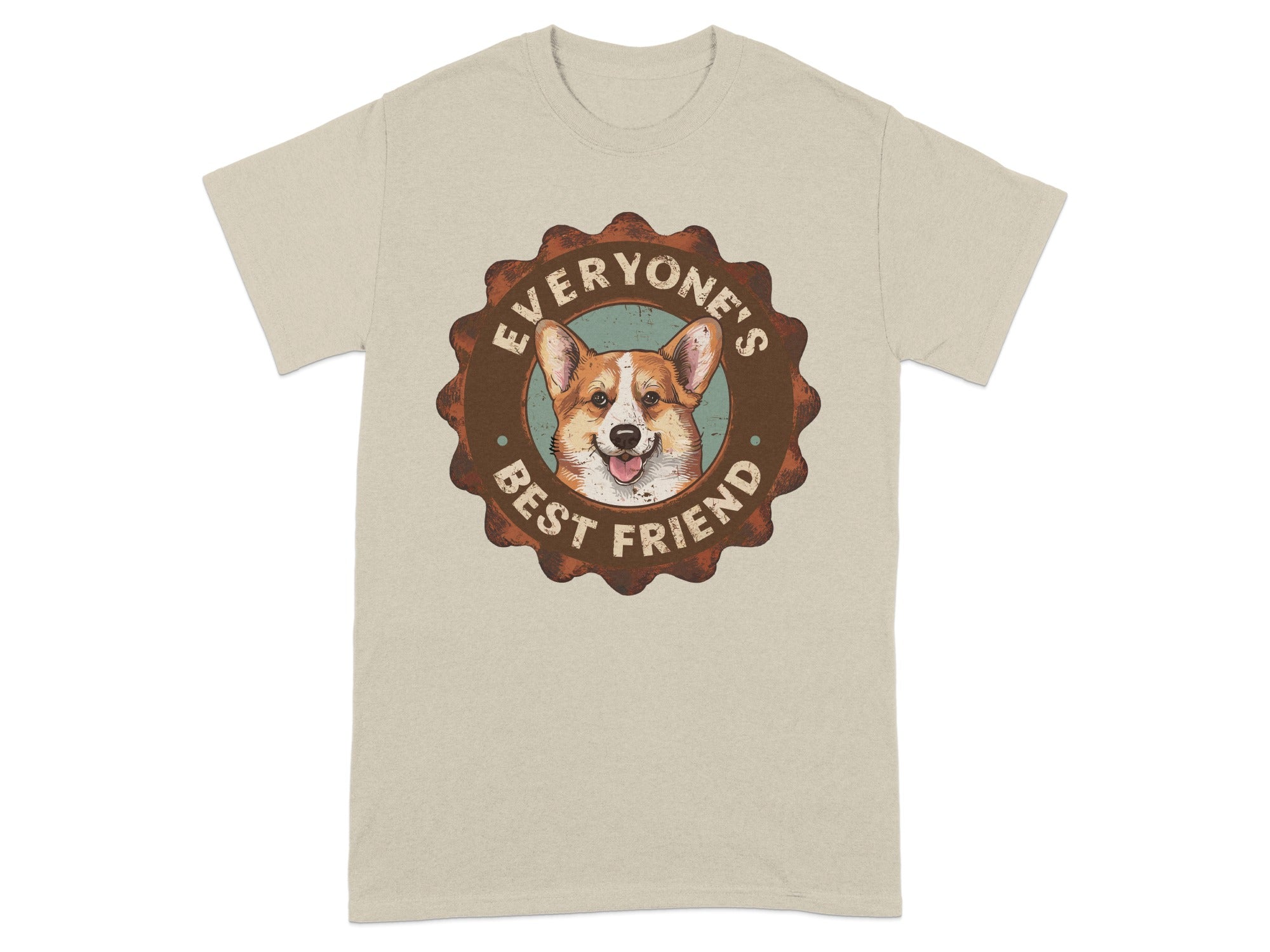 Everyone's Best Friend Corgi Graphic T-shirt