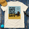 Dirty Days Happy Dog Gordon Setter T-Shirt in Natural