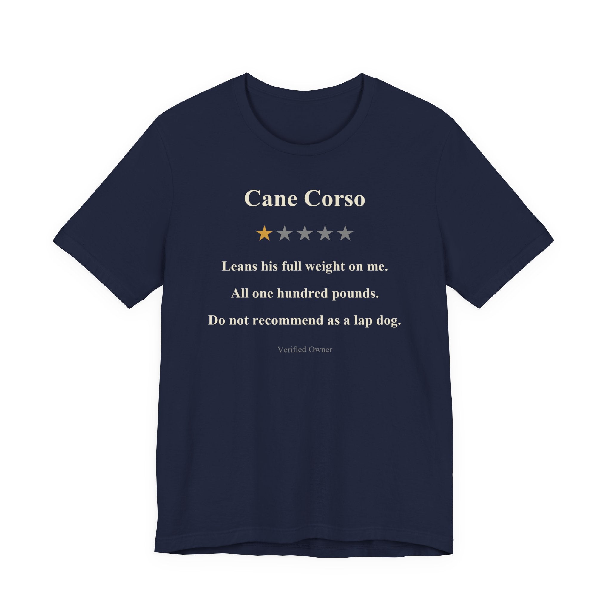 Cane Corso One-Star Review t-shirt, view 6