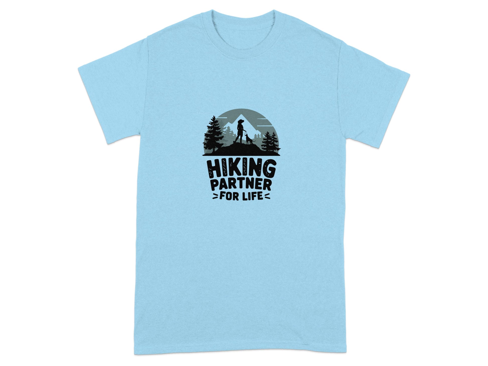 Hiking Partner for Life Text Graphic Shirt product type
