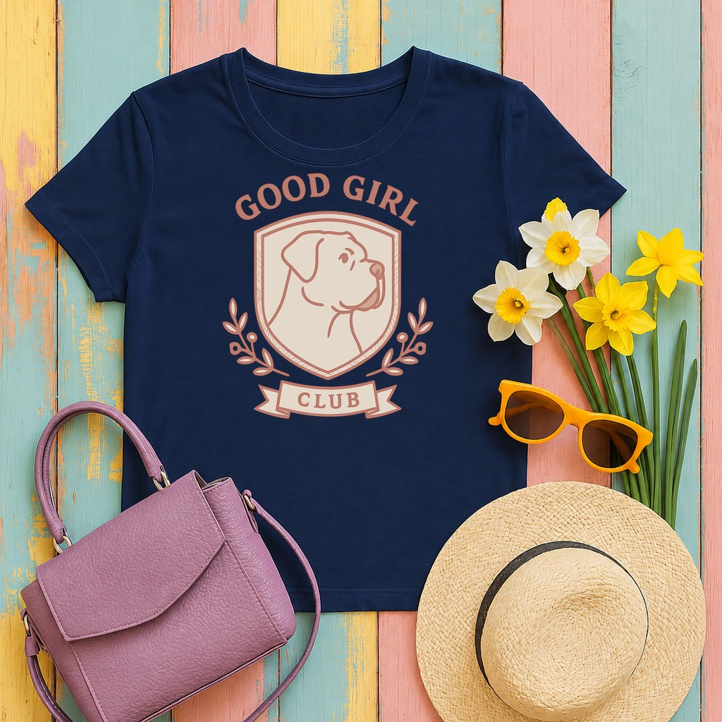 Cane Corso Good Girl Club Tee flat lay hero