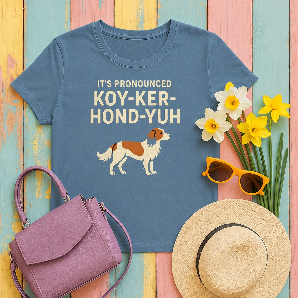 Kooikerhondje It's Pronounced Tee in Steel Blue