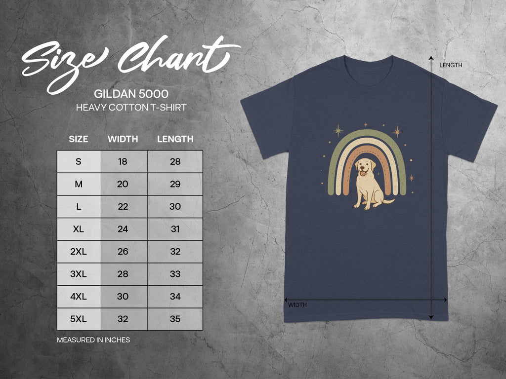 Cute Golden Retriever Rainbow Graphic T-Shirt product