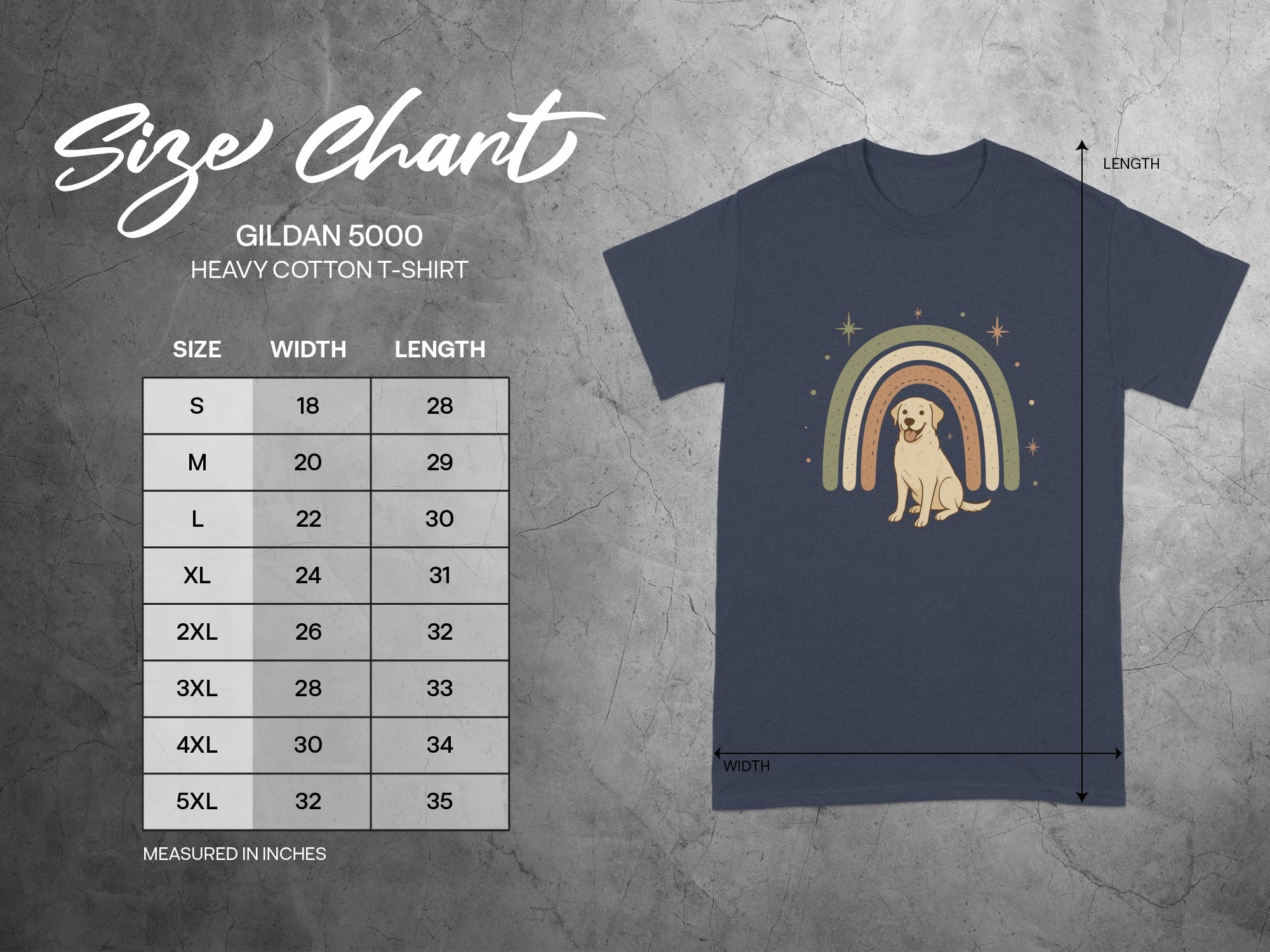 Cute Golden Retriever Rainbow Graphic T-Shirt product