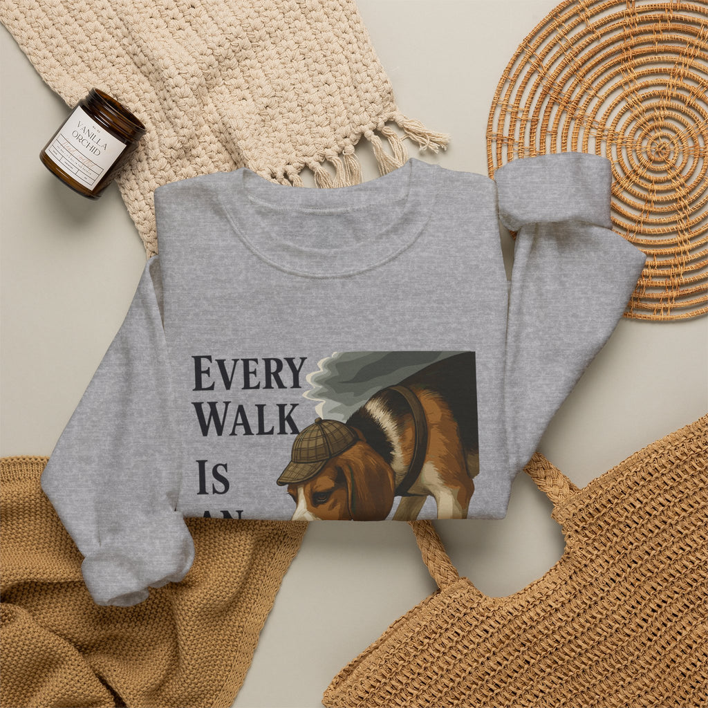 Every Walk Is An Investigation Beagle Sweatshirt