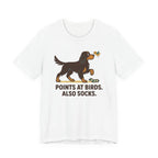 Gordon Points at Birds Also Socks Tee