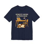 Brittany Spaniel Remote Work Supervisor Tee