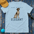 Velcro German Shorthaired Pointer T-Shirt in Light Blue