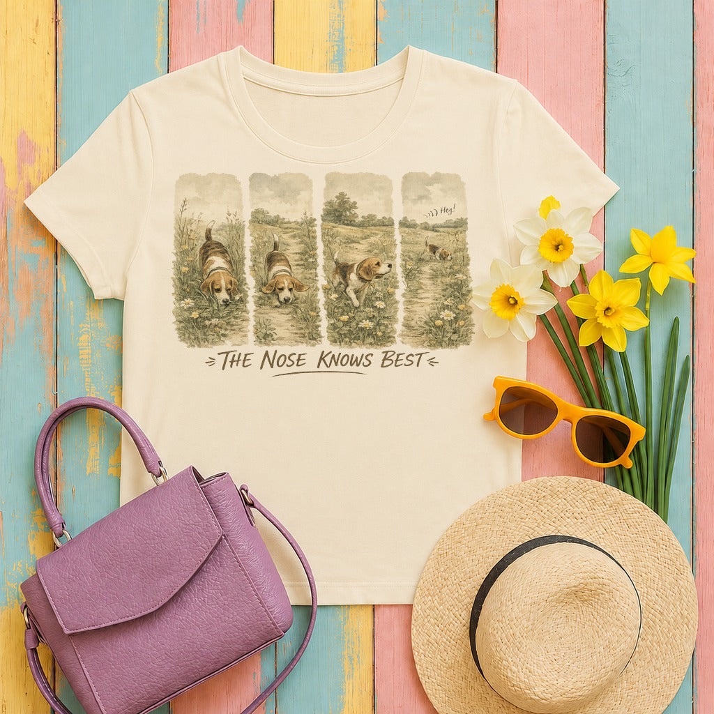 w2hero beagle-s-path-a-whimsical-watercolor-t-shirt tee flat lay hero v8