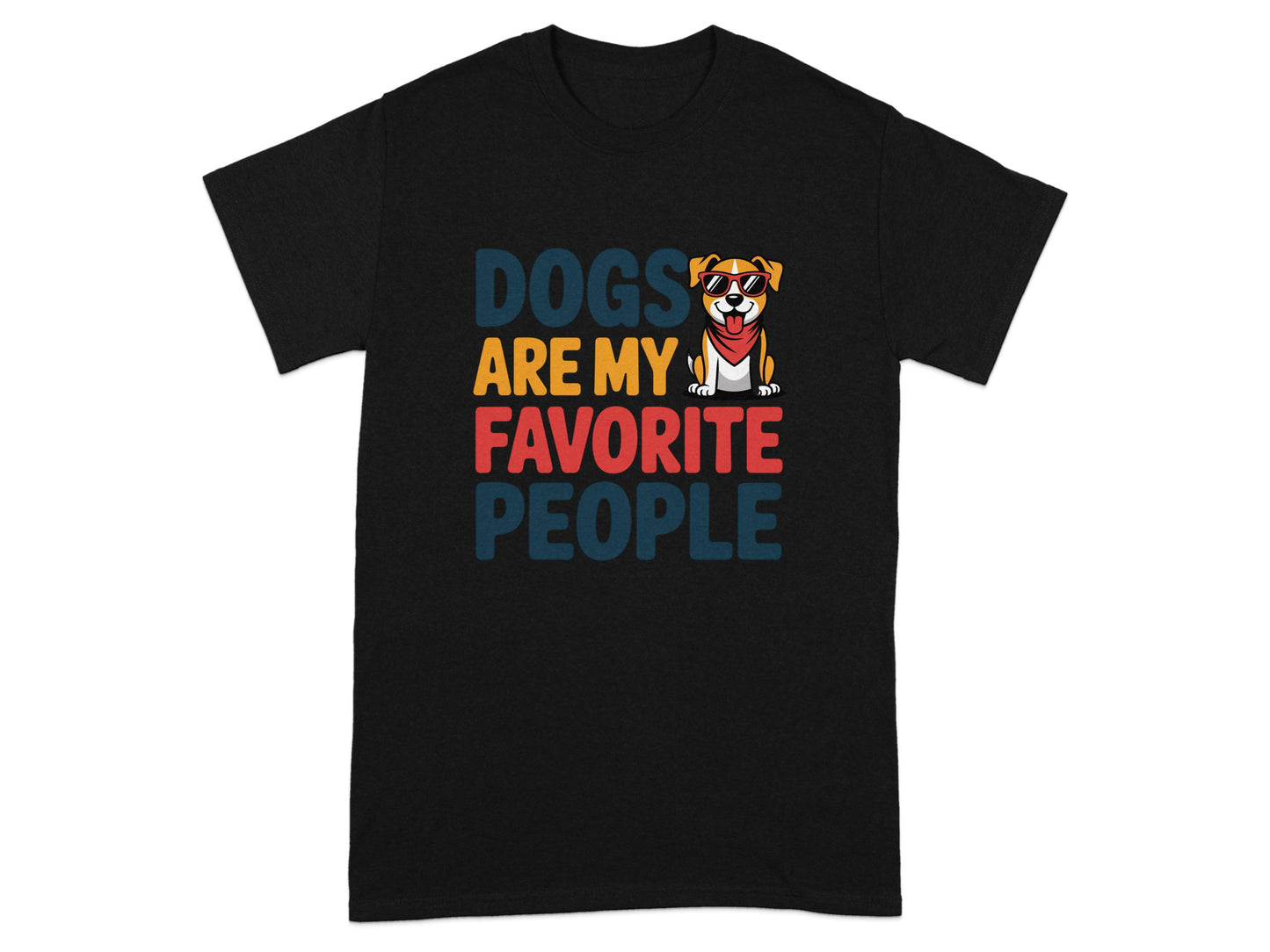 Dogs Are My Favorite People Quote T-shirt product