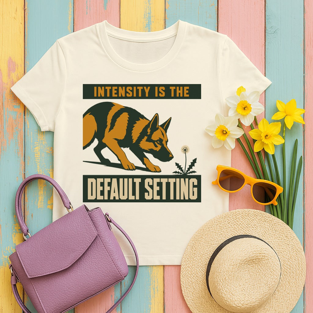 Default Setting German Shepherd T-Shirt in Natural