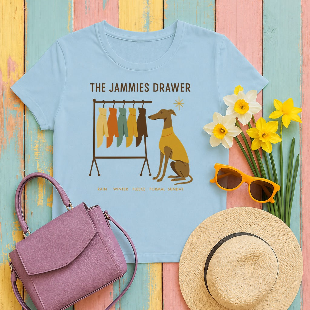 Greyhound The Jammies Drawer Tee in Light Blue