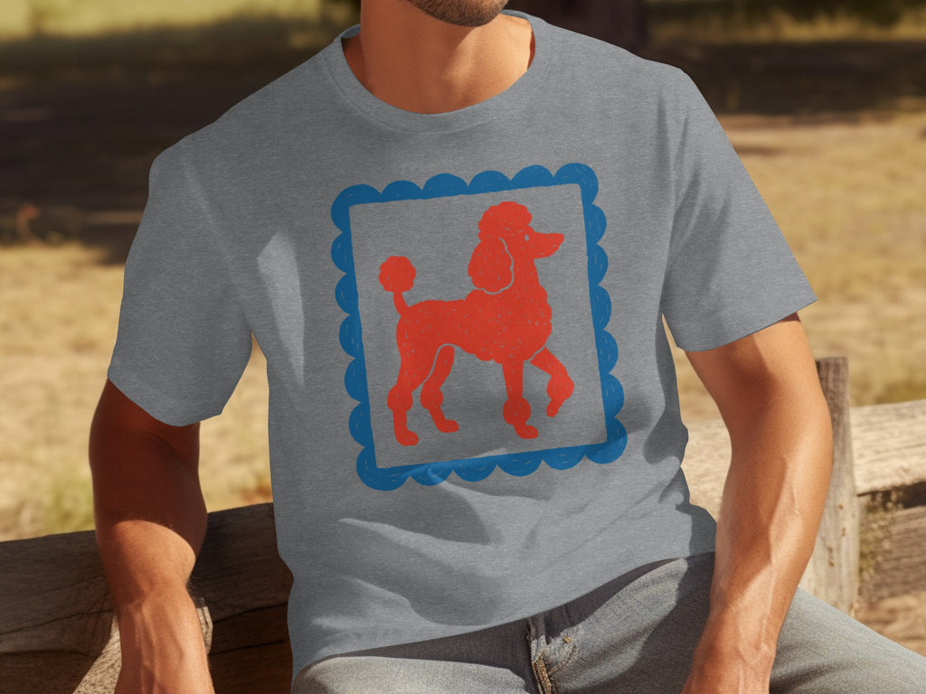 Stylish Poodle Graphic Shirt with Unique Design