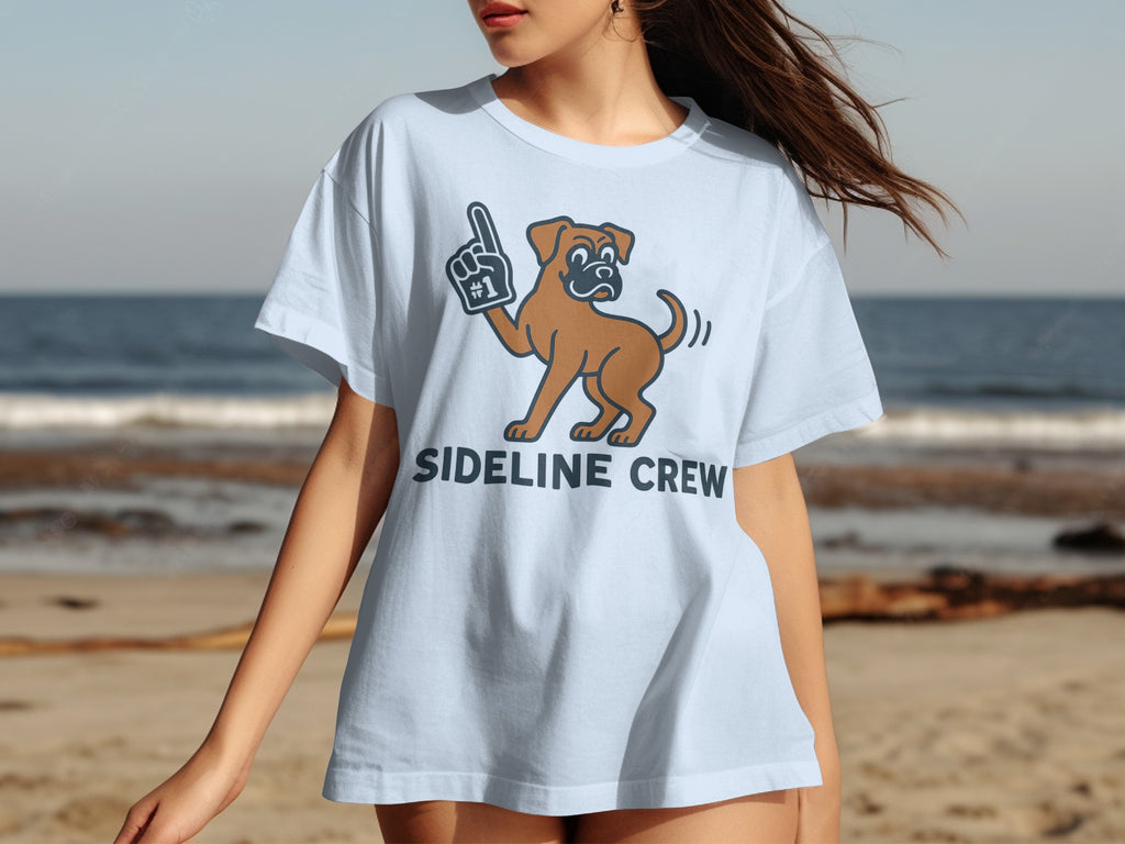 Sideline Crew Graphic Dog T-Shirt for Beach Days