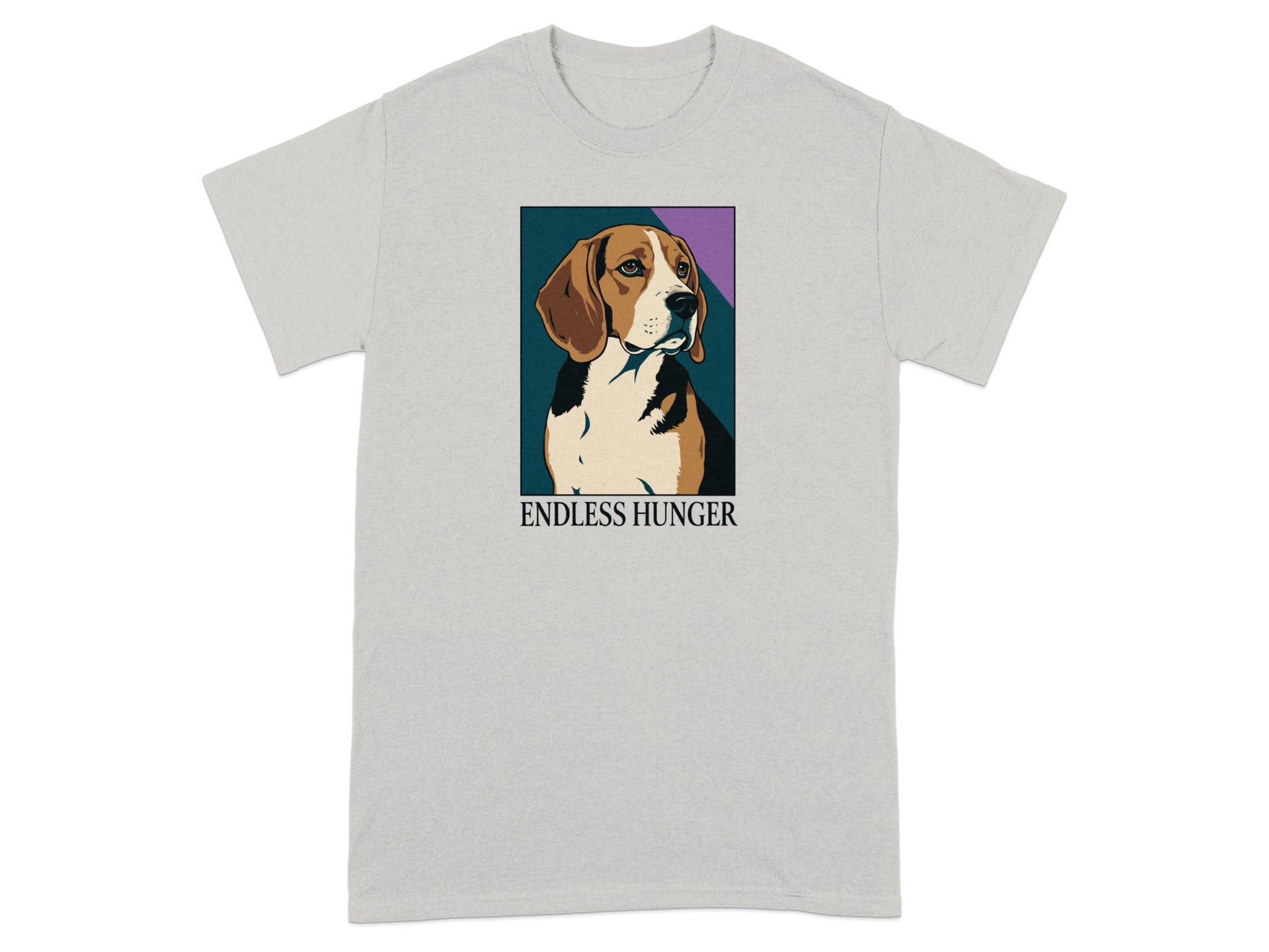 Endless Hunger with Beagle Graphic Print Shirt