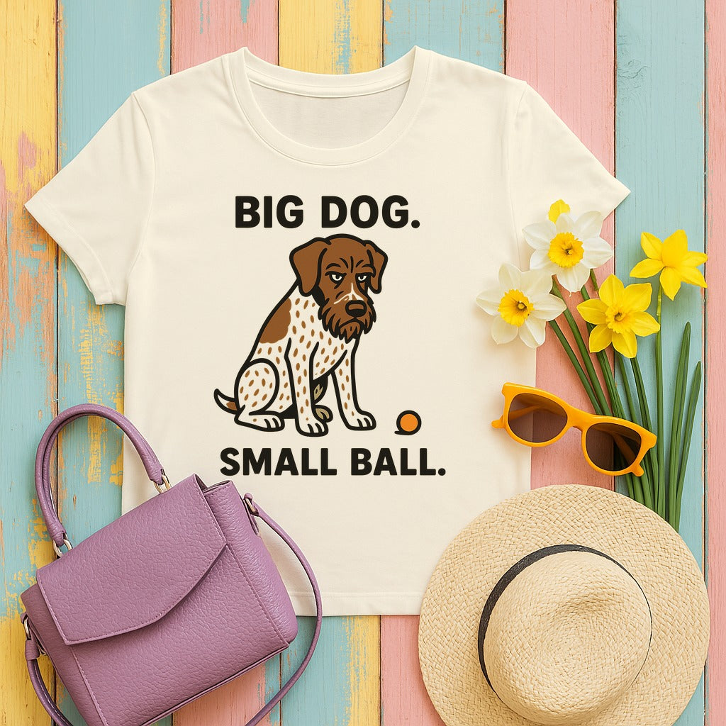 GWP Big Dog Small Ball Tee in Natural